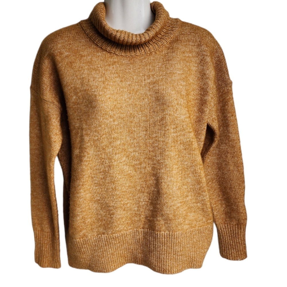 LOFT Caramel Beige Blend Turtle Neck Sweater XS